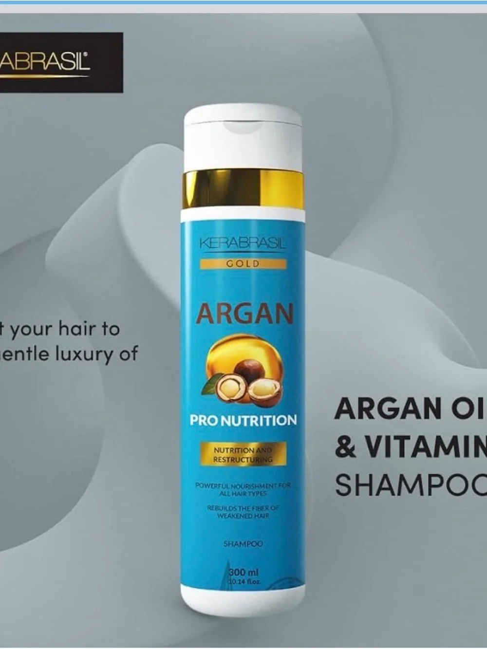 Kerabrasil Gold Argan Pro Nutrition Hair Treatment (641)
